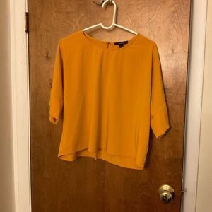 Zara Mustard Yellow Blouse